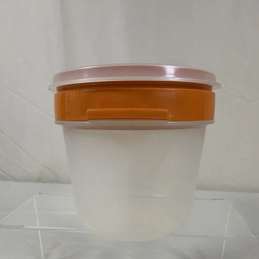 Tupperware container operated